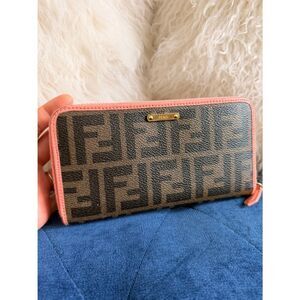 FENDI FF Large Zippy Wallet
